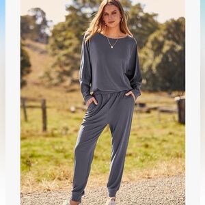 Women's Gray Lounge Set
